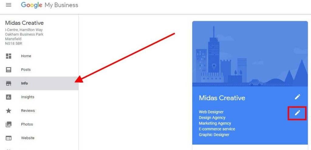 GMB Services - Midas Creative