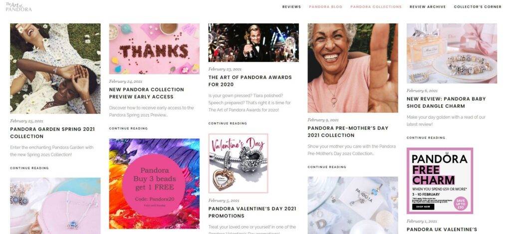 Pandora Blog - Midas Creative