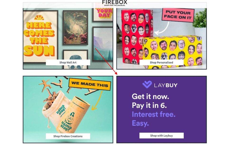 Website showing split payment on ecommerce store - Midas Creative