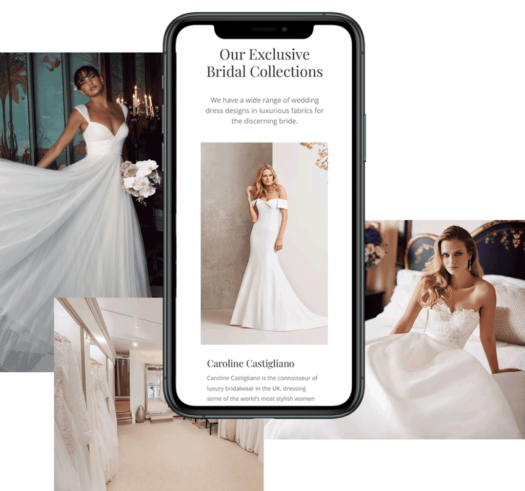 iconic bride collection iphone grid - Midas Creative
