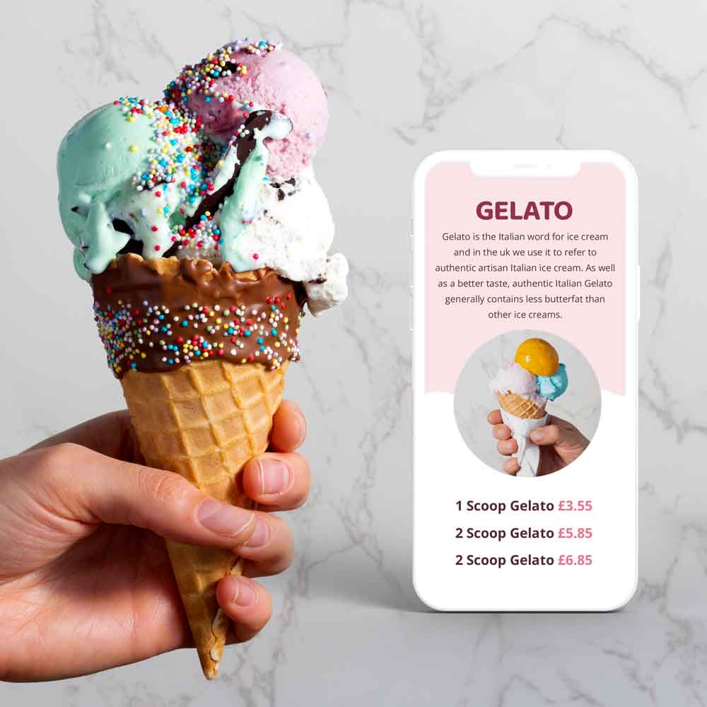 midas instagram sprinkles gelato coming soon website home - Midas Creative
