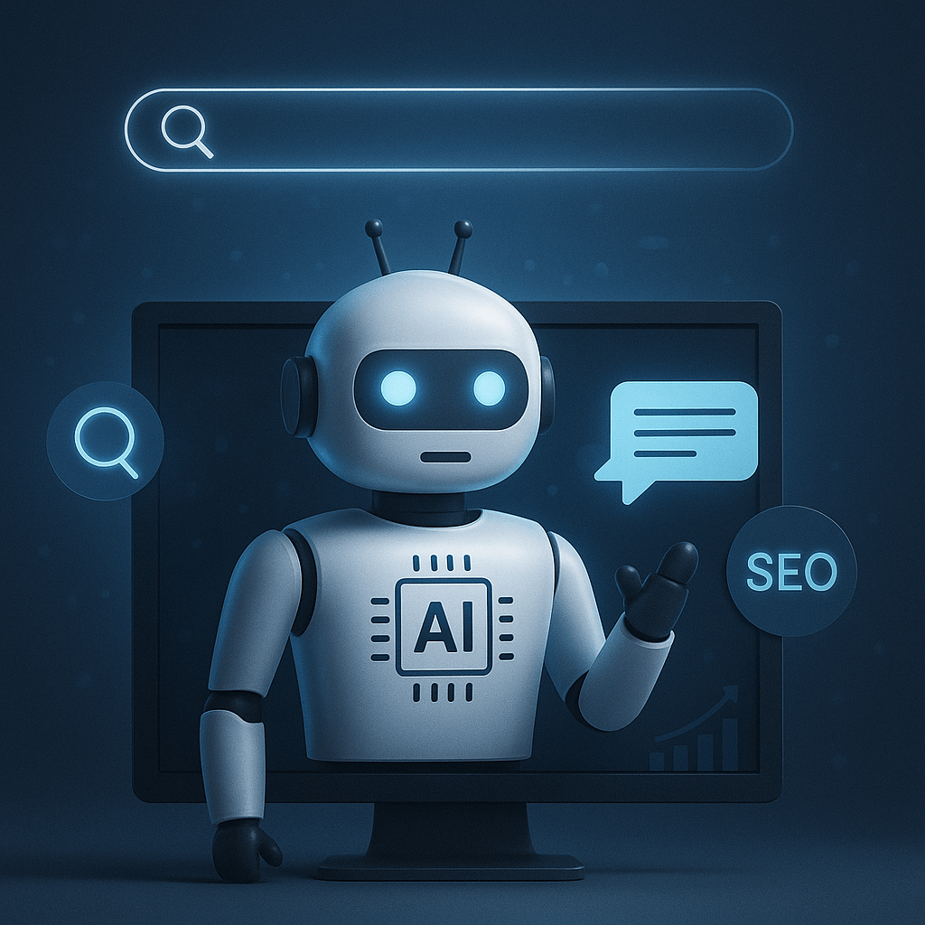 Answer Engine Optimisation showing AI giving answers